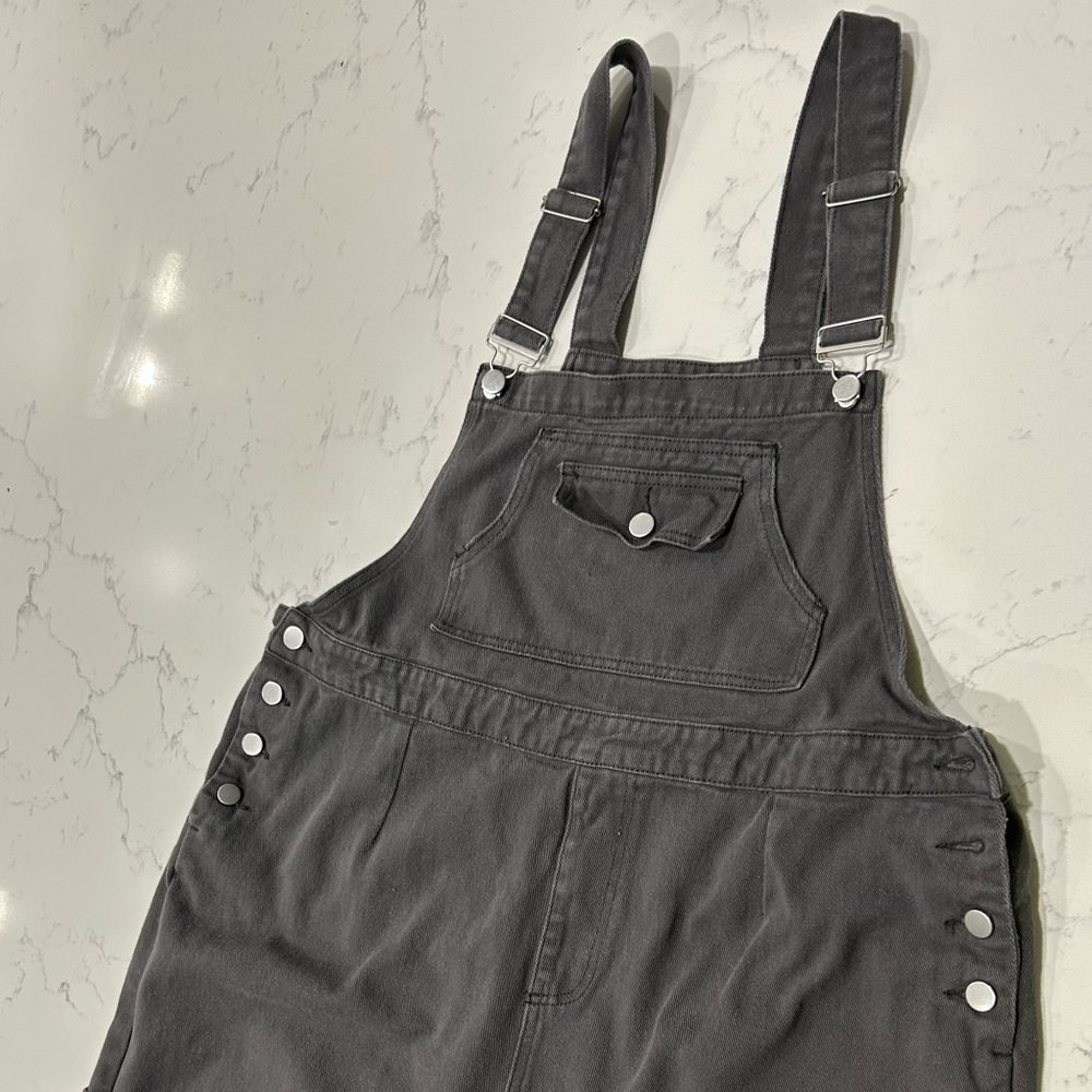 Gray Women's Overalls